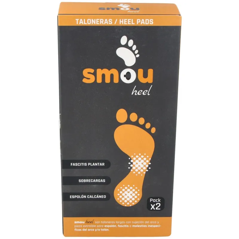 Smou heel talonera larga fascitis y espolón 39/40/41 1 par | Farmacia Barata