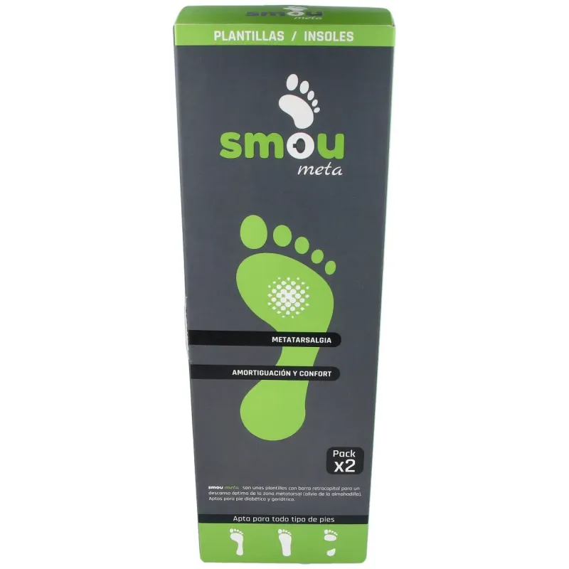 Smou meta plantilla con descarga metatarsal 43/44 1 par | Farmacia Barata
