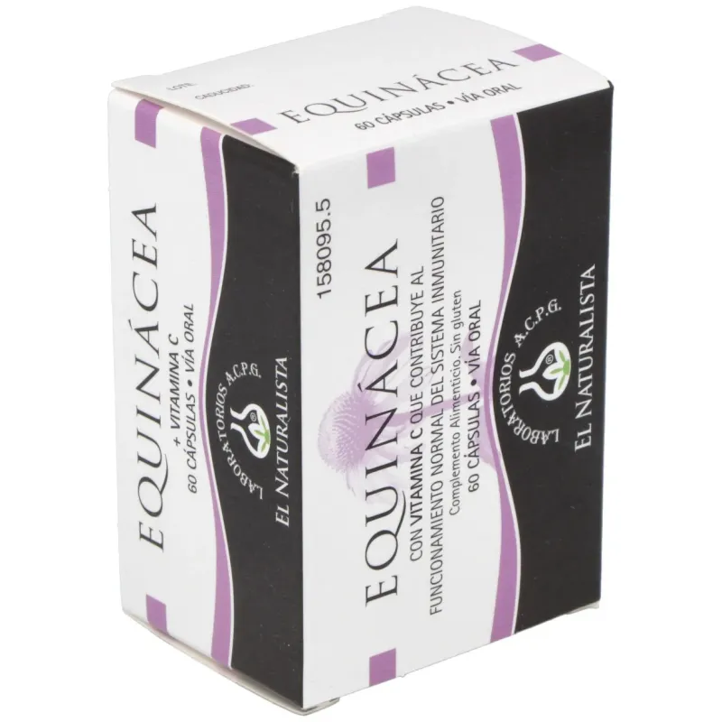 Equinacea+vit c 60 cap el naturalista | Farmacia Barata