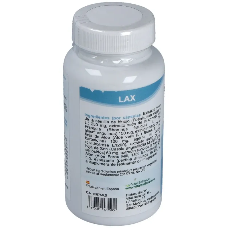 Lax 60 caps | Farmacia Barata