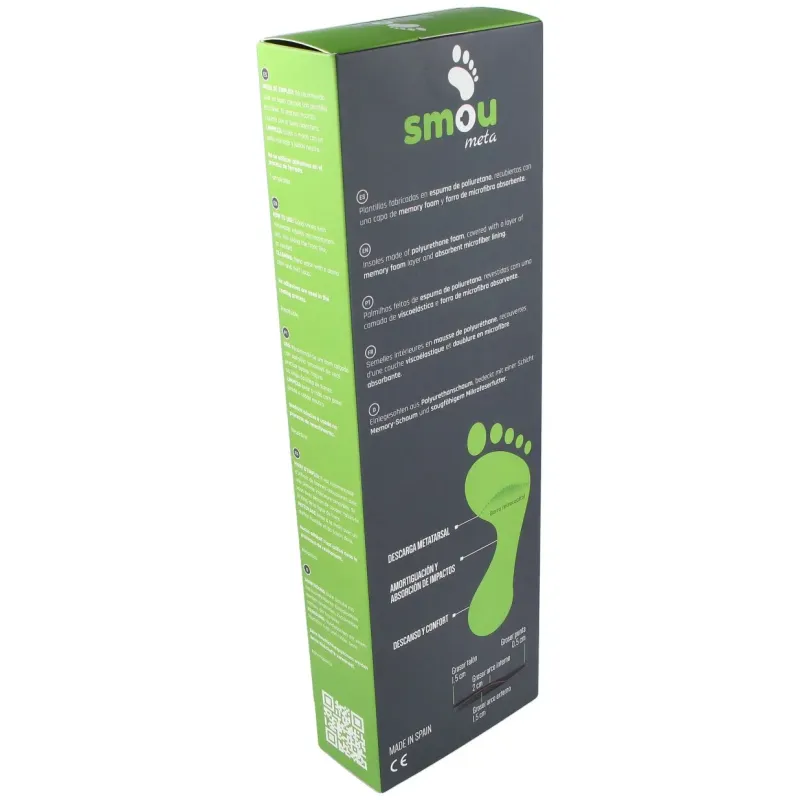 Smou meta plantilla con descarga metatarsal 39/40 1 par | Farmacia Barata