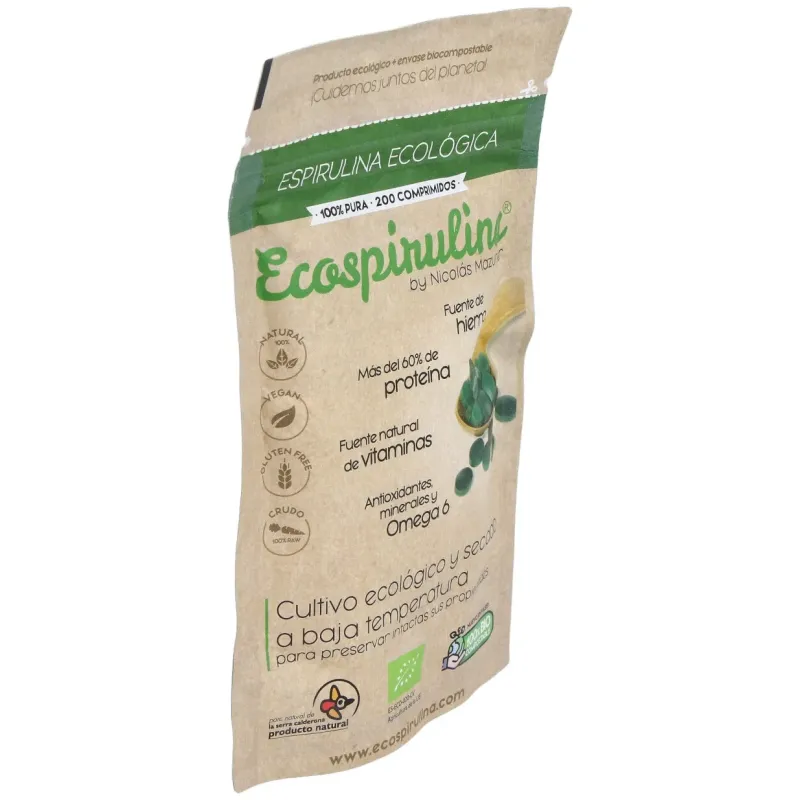 Ecospirulina espirulina pura 160comp | Farmacia Barata