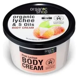 Organic shop crema corporal lichi rosa 250ml
