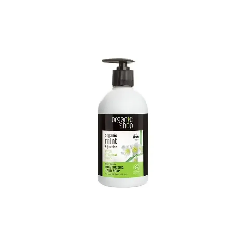 Organic shop jabón de manos hidratante jazmín mentolado 500ml | Farmacia Barata