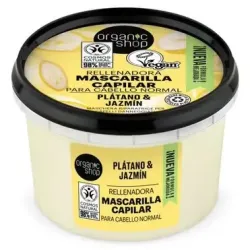 Organic shop mascarilla rellenadora plátano y jazmín 250ml