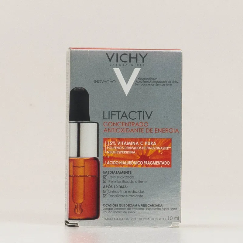 Vichy Liftactiv Dosis Antioxidante Antifatiga, 10ml.