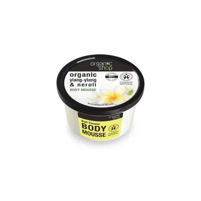 Organic shop mousse corporal flor de bali 250ml | Farmacia Barata