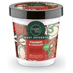 Organic shop mousse corporal hidratante fresa y chocolate 450ml