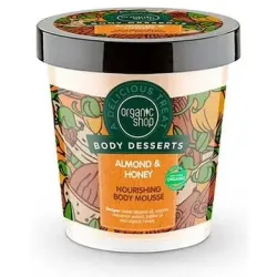 Organic shop mousse corporal nutritiva almendra y miel 450ml