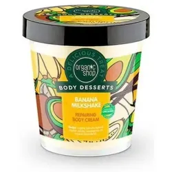 Organic shop crema corporal reparadora batido de plátano 450ml