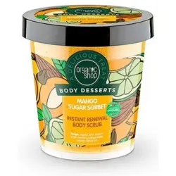 Organic shop exfoliante corporal renovación azúcar mango 450ml