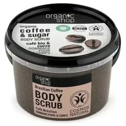 Organic shop exfoliante corporal brazilian coffee 250ml