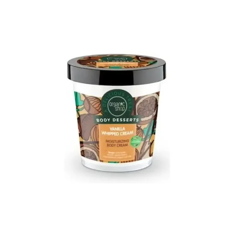 Organic shop crema corporal hidratante vainilla 450ml | Farmacia Barata