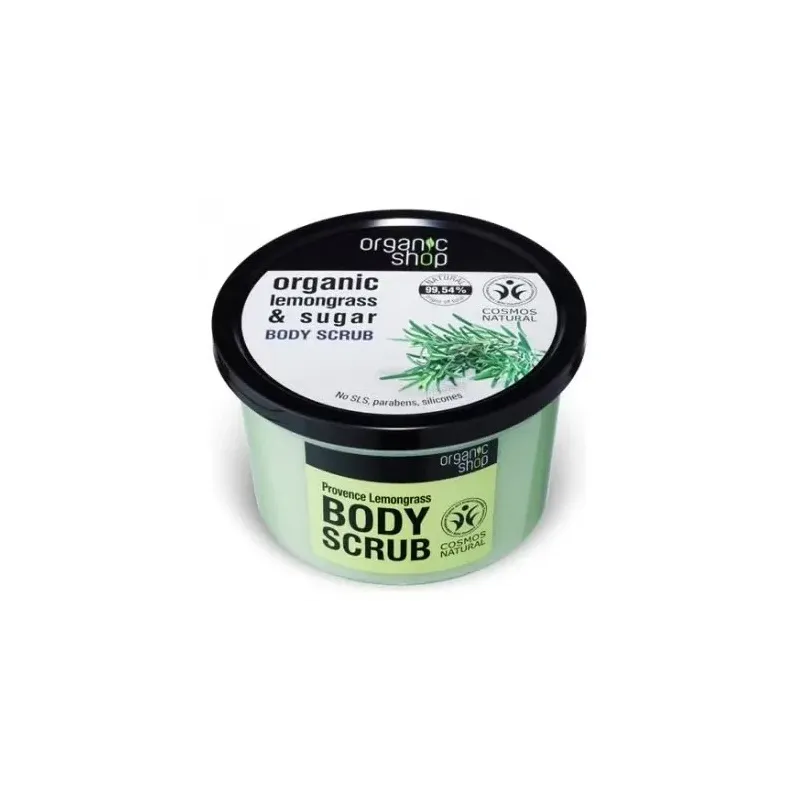 Organic shop exfoliante corporal provence lemongrass 250ml | Farmacia Barata
