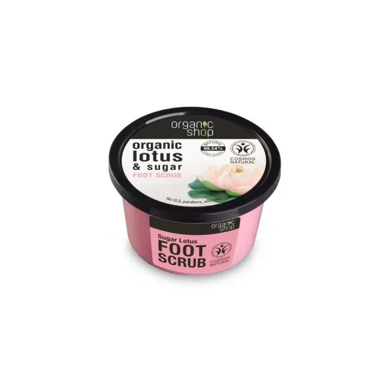Organic shop exfoliante para pies azúcar de loto 250ml | Farmacia Barata
