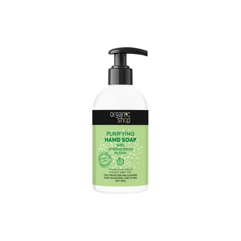Organic shop jabon de manos con acción higienizante 500ml | Farmacia Barata
