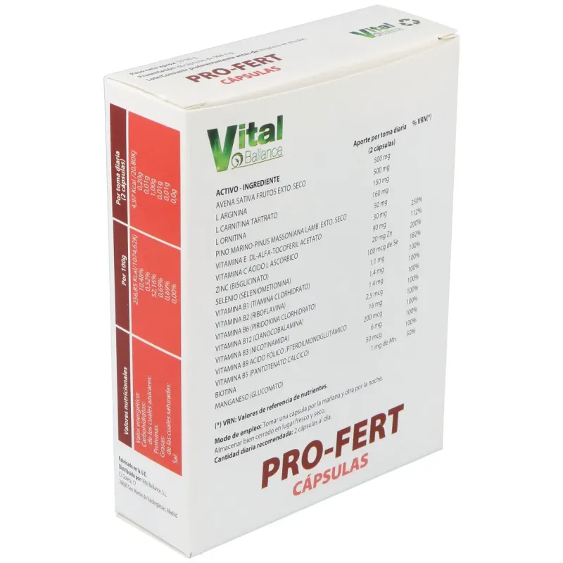 Vital ballance pro-fert 60caps | Farmacia Barata