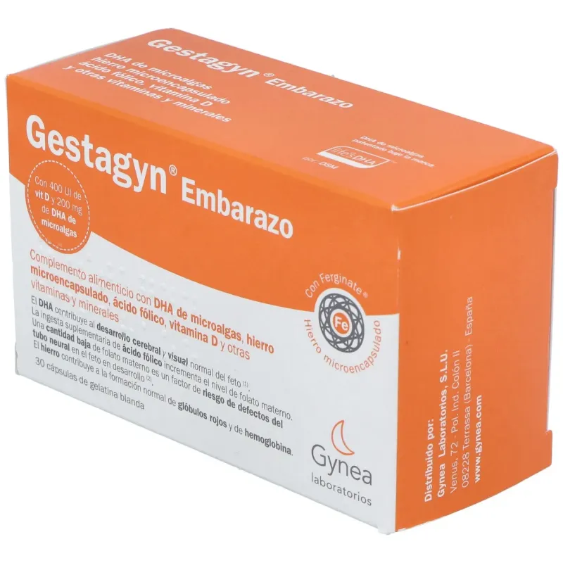 Gestagyn embarazo 30cap. | Farmacia Barata