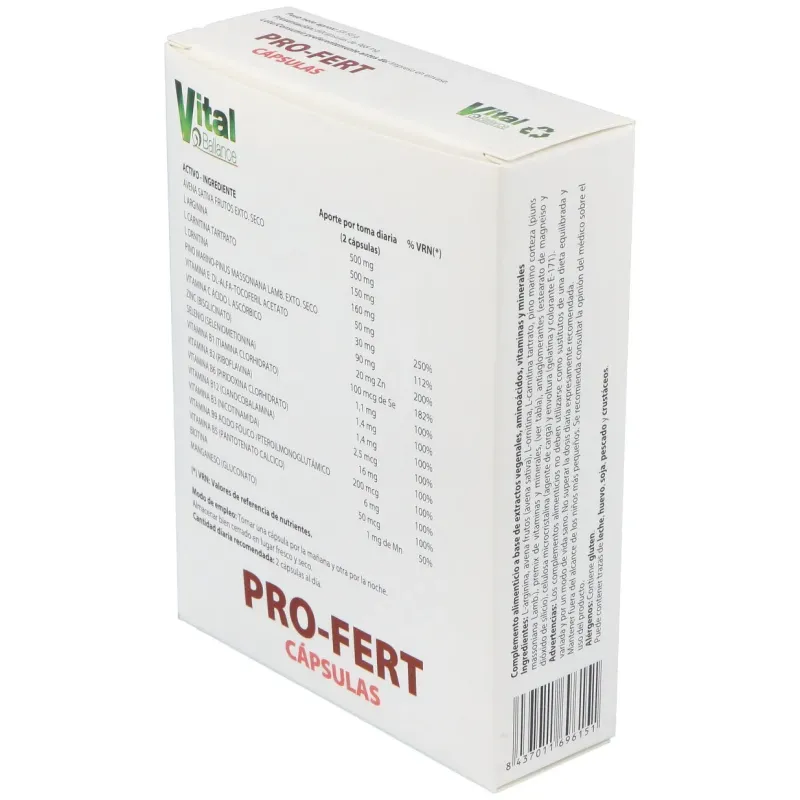 Vital ballance pro-fert 60caps | Farmacia Barata