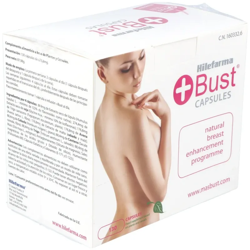 Hilefarma + bust 120-128 caps | Farmacia Barata Hilefarma + bust 120-128 caps | Farmacia Barata