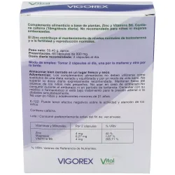 Vital ballance vigorex 60caps | Farmacia Barata
