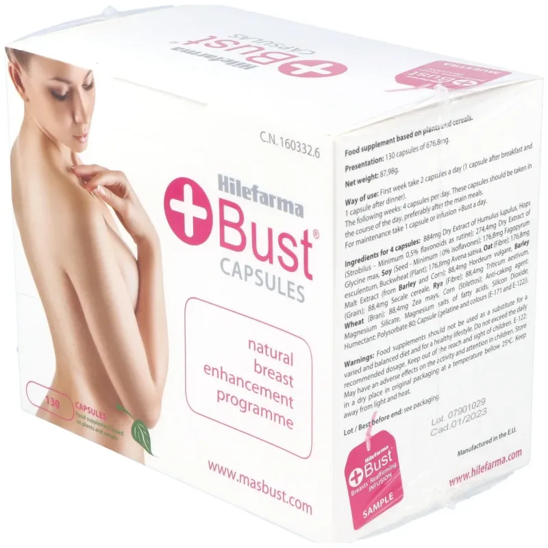 Hilefarma + bust 120-128 caps | Farmacia Barata Hilefarma + bust 120-128 caps | Farmacia Barata