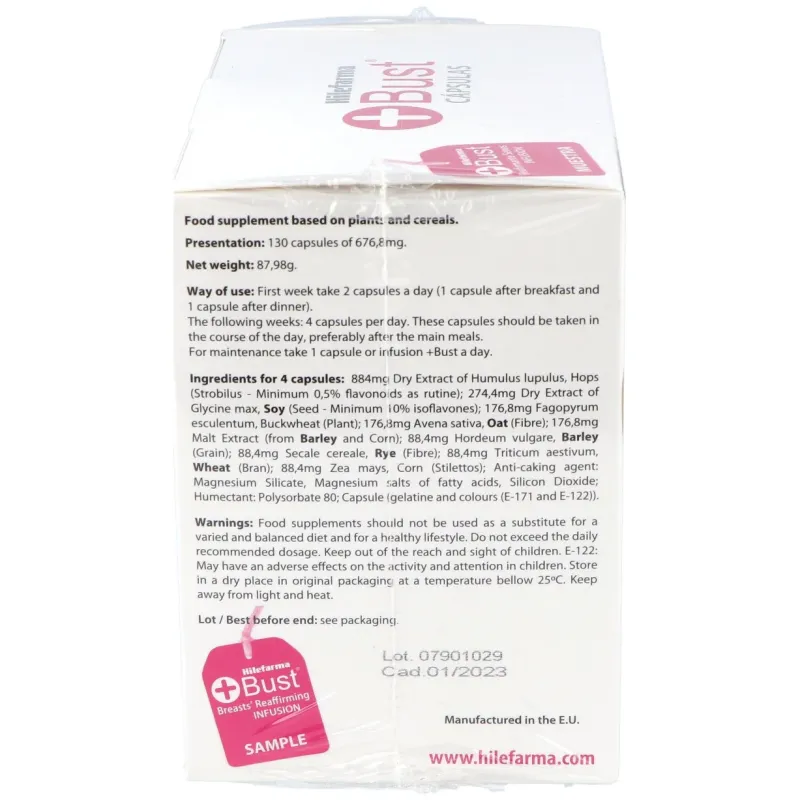 Hilefarma + bust 120-128 caps | Farmacia Barata Hilefarma + bust 120-128 caps | Farmacia Barata
