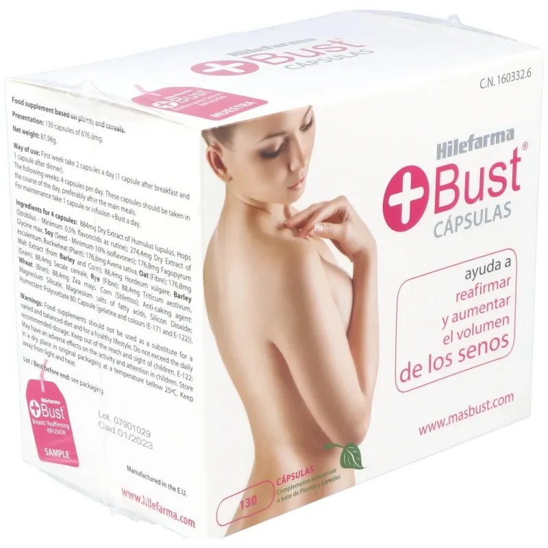 Hilefarma + bust 120-128 caps | Farmacia Barata Hilefarma + bust 120-128 caps | Farmacia Barata