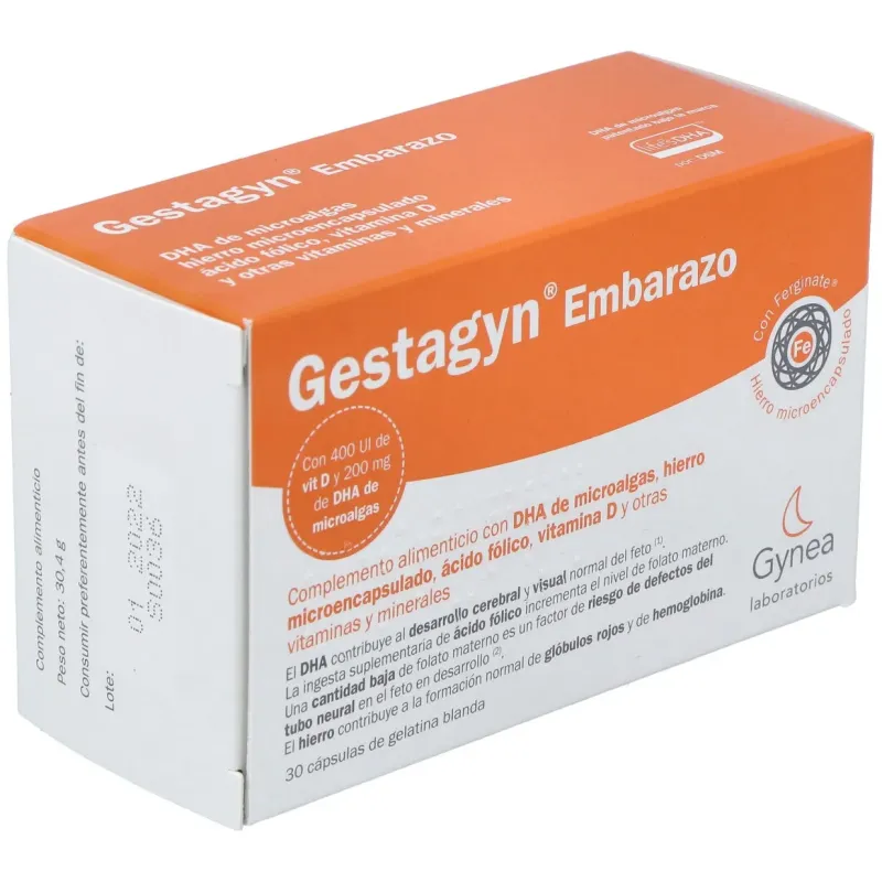 Gestagyn embarazo 30cap. | Farmacia Barata