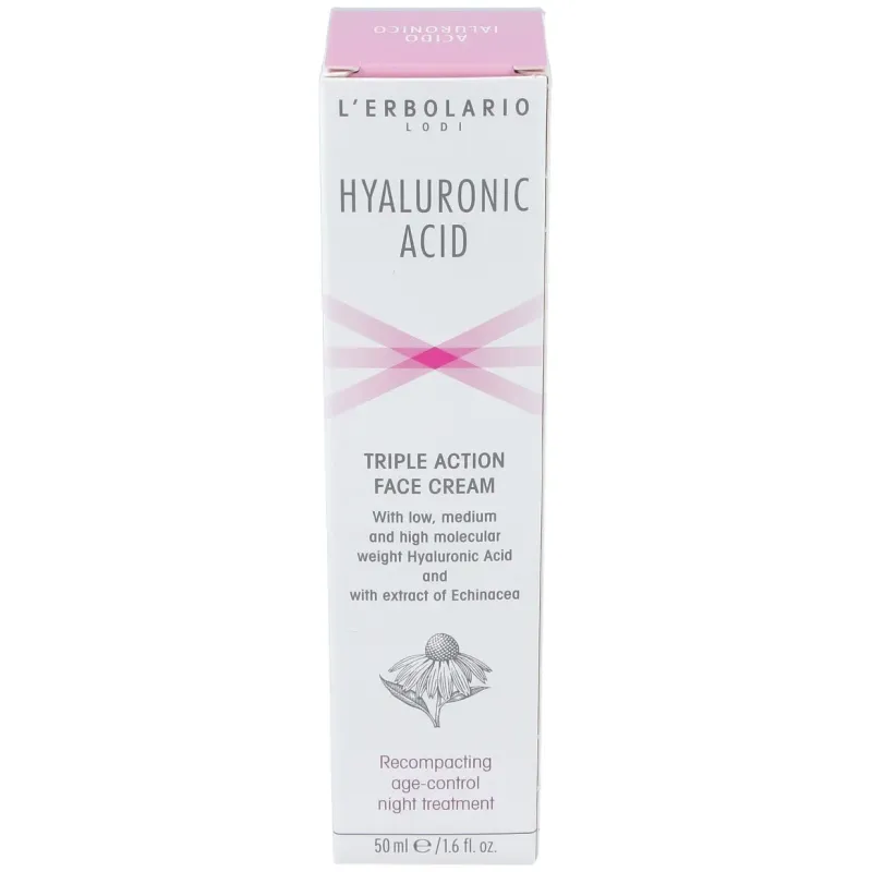 Acido hialuronico crema facial noche antiedad 50ml | Farmacia Barata