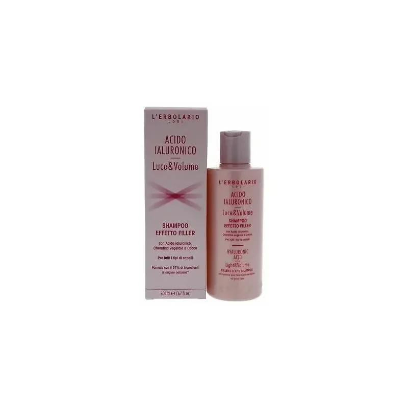 L'erbolario champô ácido hialurónico luce y volume 200ml | Farmacia Barata