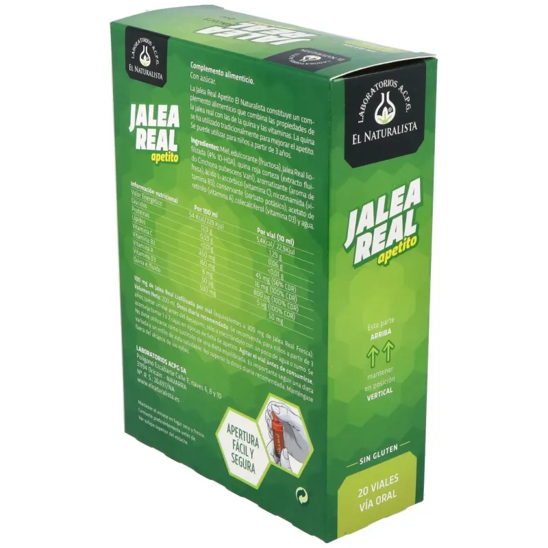 El naturalista jalea apetito con quina 20 viales | Farmacia Barata El naturalista jalea apetito con quina 20 viales | Farmacia Barata