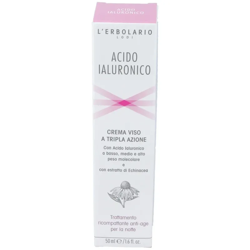 Acido hialuronico crema facial noche antiedad 50ml | Farmacia Barata