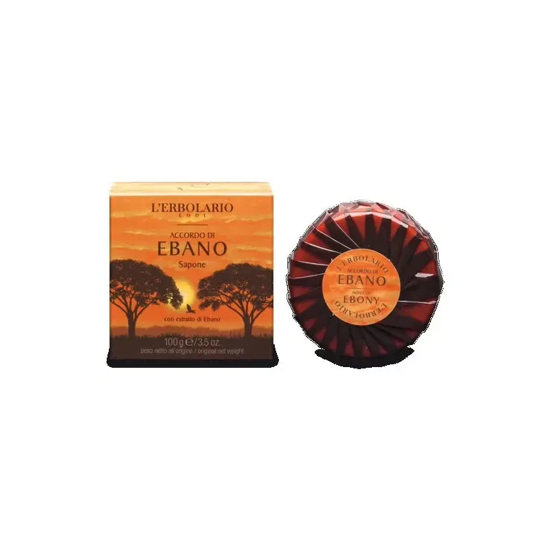 L'erbolario accordo ebano jabon perfumado pastilla 100g | Farmacia Barata