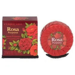 Rosa purpurea jabon perfumado 100gr.