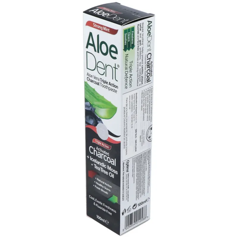 Aloedent carbon activo dentifrico 100ml. | Farmacia Barata