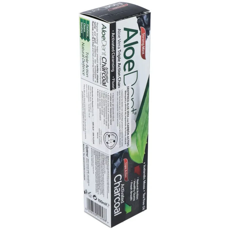 Aloedent carbon activo dentifrico 100ml. | Farmacia Barata