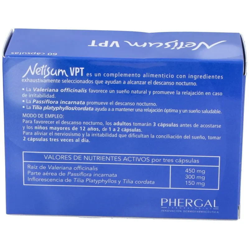 Netisum vpt 60cap. | Farmacia Barata