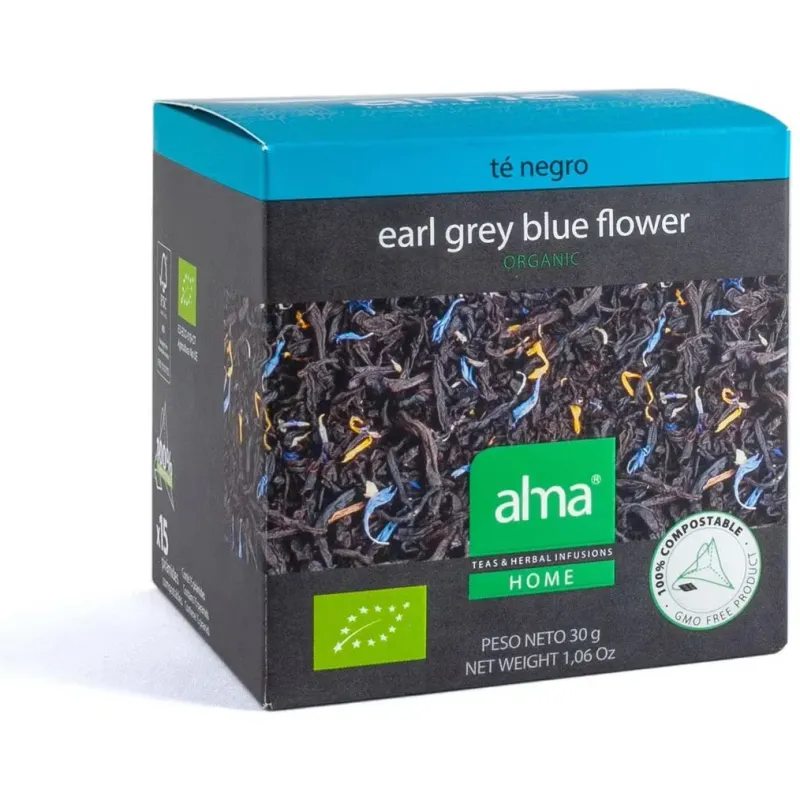 Te negro earl grey infusion 15piramides. eco vegan | Farmacia Barata