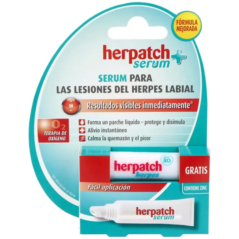 Herpatch serum 5ml. prevent labial 4,8gr. | Farmacia Barata