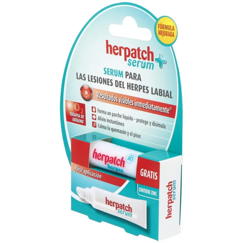 Herpatch serum 5ml. prevent labial 4,8gr. | Farmacia Barata