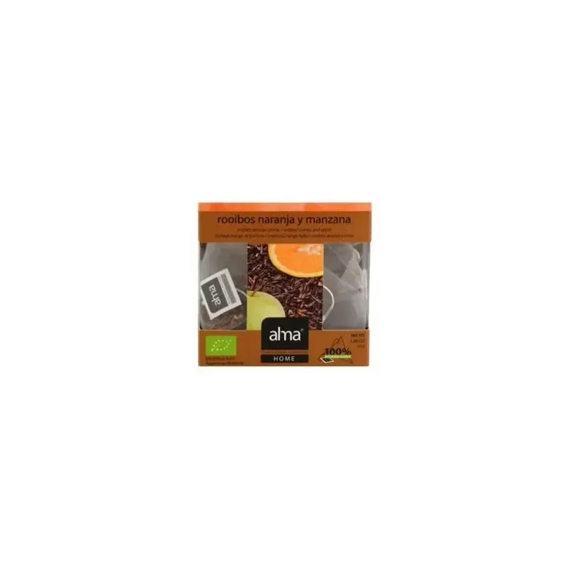 Alma home infusión rooibos naranja manzana 15 bolsas | Farmacia Barata