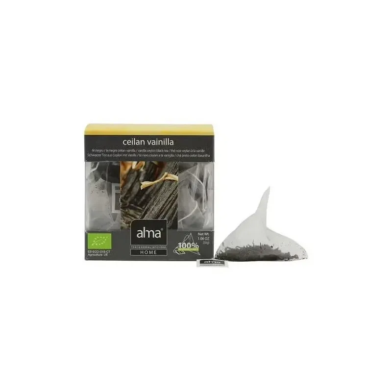 Alma home té vainilla infusión eco vegan 15 pirámides | Farmacia Barata Alma home té vainilla infusión eco vegan 15 pirámides | Farmacia Barata