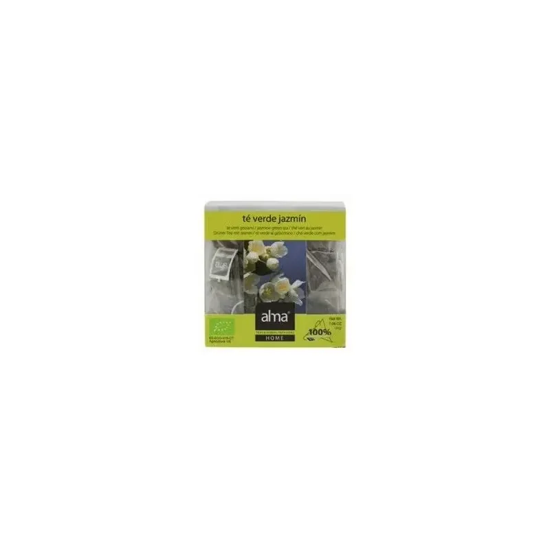 Te verde jazmin infusion 15piramides. eco vegan | Farmacia Barata