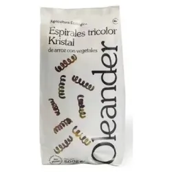 Oleanders espirales tricolor arroz sin gluten 500g