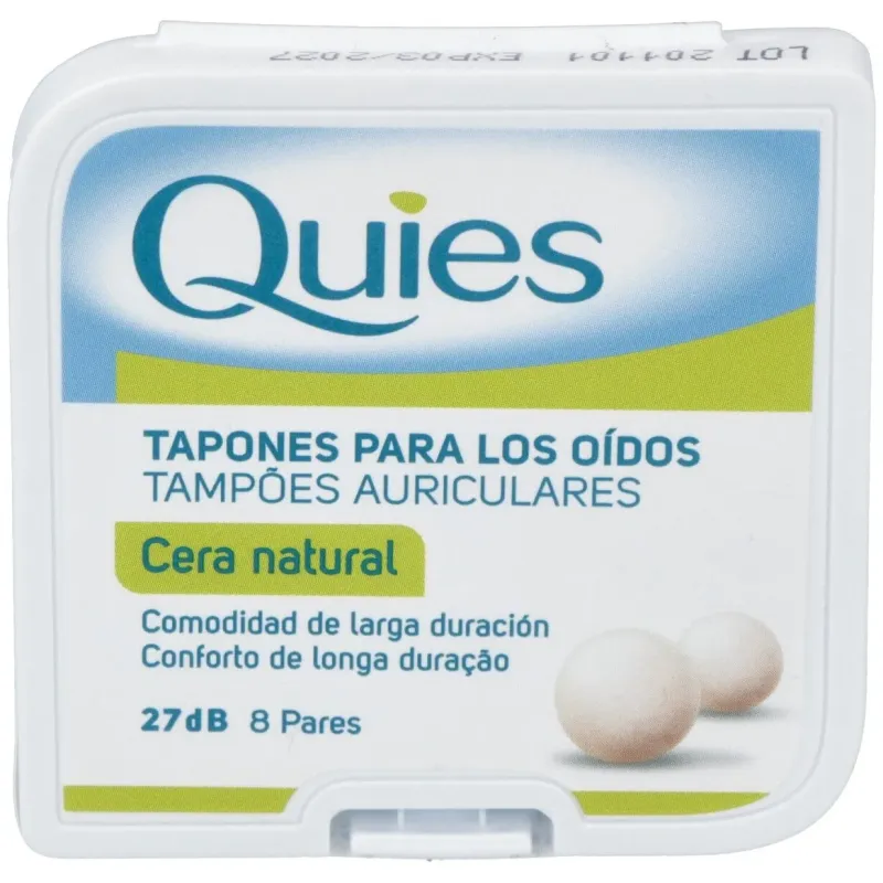 Tapones para los oidos cera natural 16ud. quies | Farmacia Barata Tapones para los oidos cera natural 16ud. quies | Farmacia Barata
