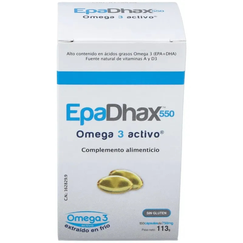 Epadhax 550 omega 3 150 cap | Farmacia Barata