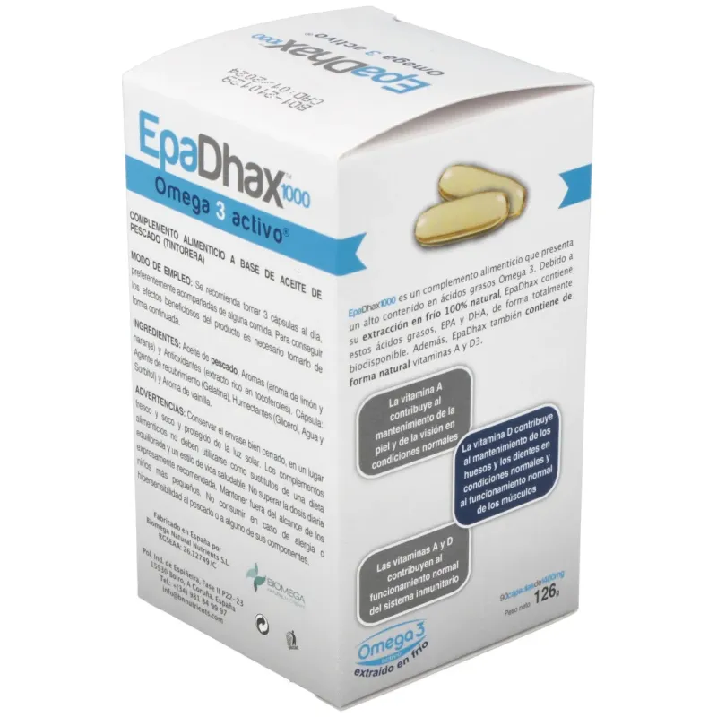 Epadhax omega 1000mg 90caps | Farmacia Barata