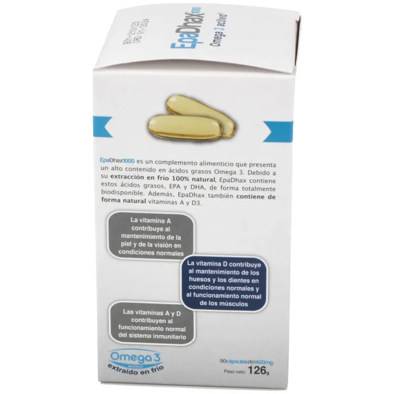 Epadhax omega 1000mg 90caps | Farmacia Barata