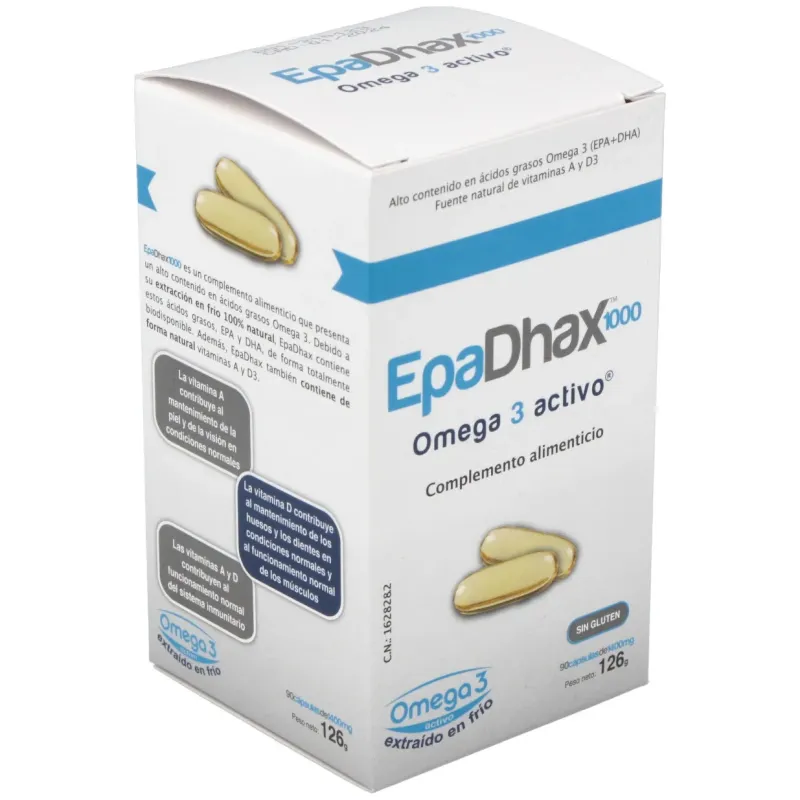 Epadhax omega 1000mg 90caps | Farmacia Barata